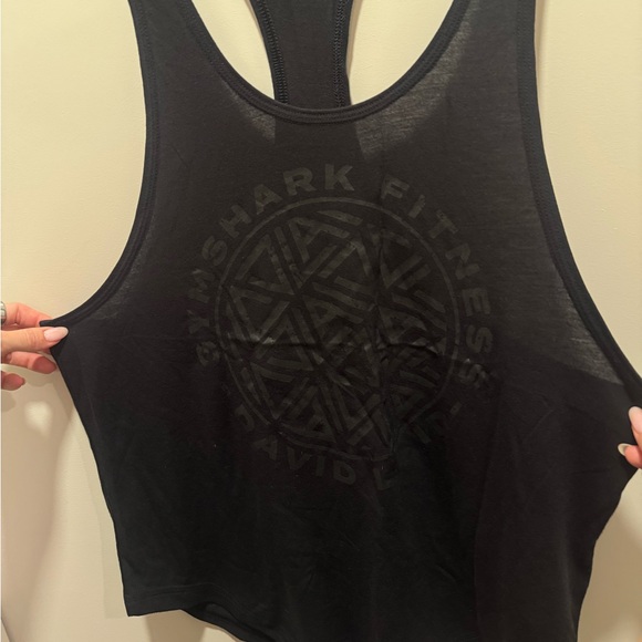 GYMSHARK DAVID LAID STRINGER BLACK (sold out) - Picture 5 of 6